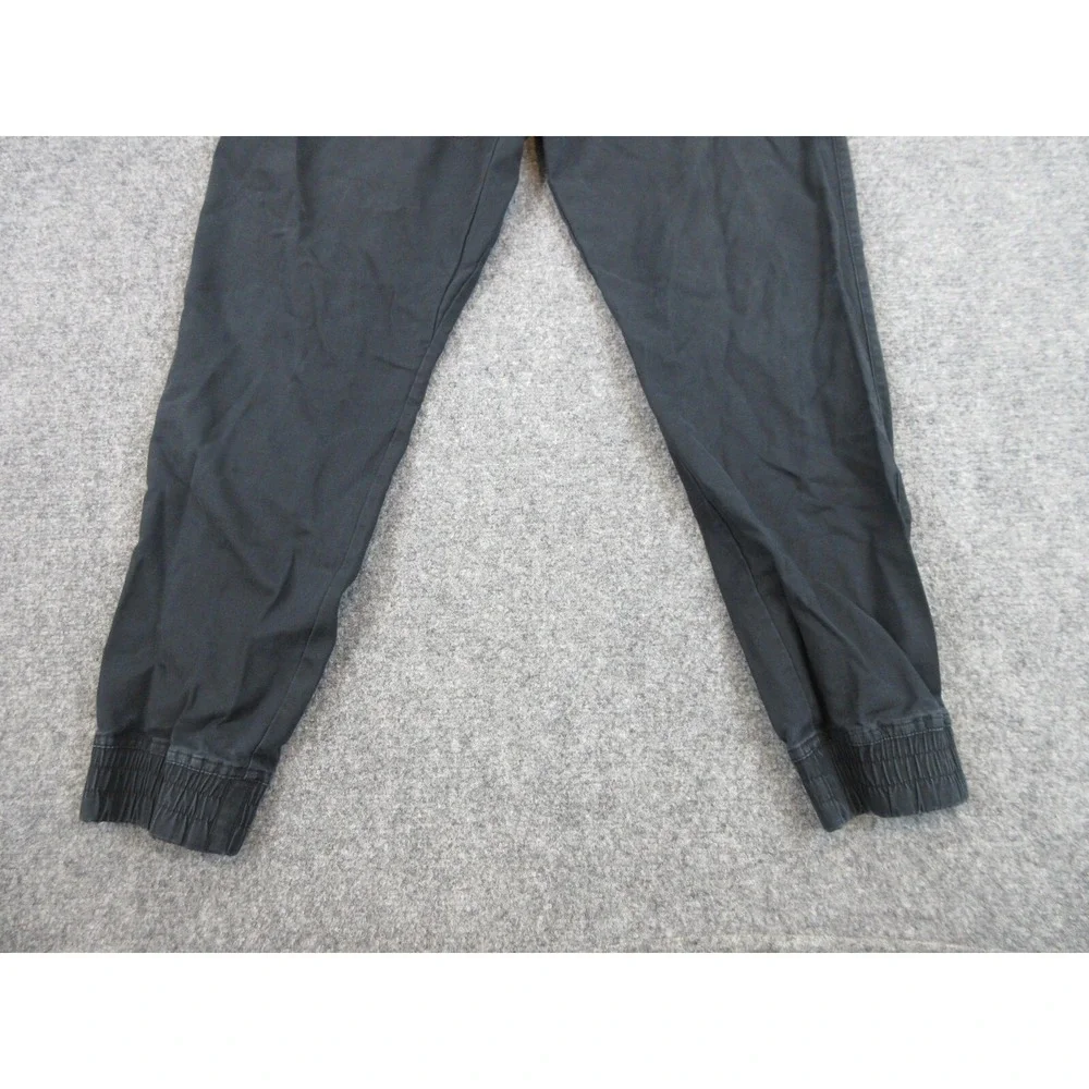 Nike Pants Mens XL Black Air Joggers Elastic Waist Cuffed Logo Woven Panels
